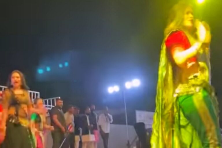 आपल्या ठुमक्याने आग लावणाऱ्या गौतमी पाटीलच्या कार्यक्रमात लागली स्टेजला आग