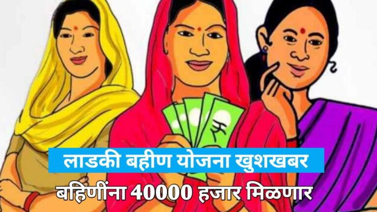 Ladaki Bahinabai Yojana लाडकी बहीण योजना अंतर्गत मिळणार 40 हजार रुपयांचे कर्ज